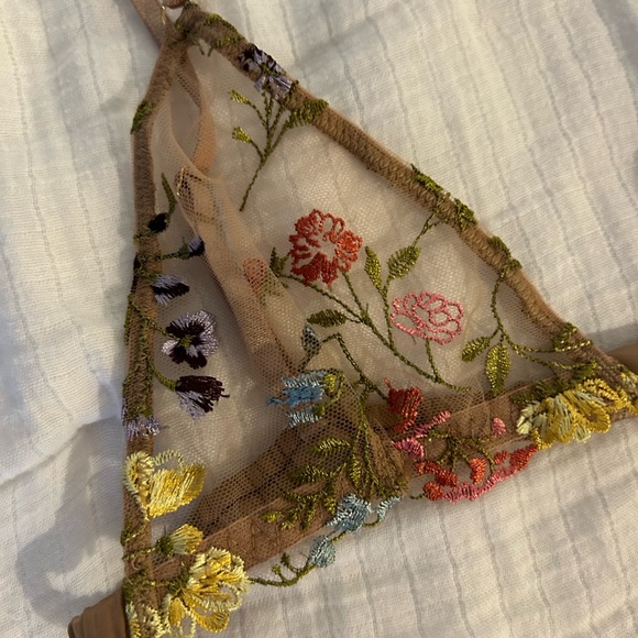 NWT Zara floral laced bra 035 - Picture 2 of 2